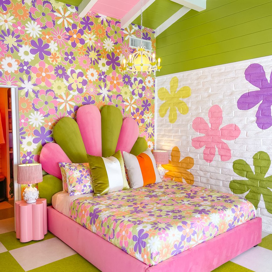 Flower Power at Trixie Motel Palm Springs